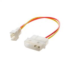 Adapter with cable Akyga AK-CA-36 Molex (m) / 3 pin 5V (m) 15cm