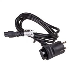 Power cable for notebook Akyga AK-NB-01T clover IEC C5 Tinen CEE 7/7 250V/50Hz 1.5m
