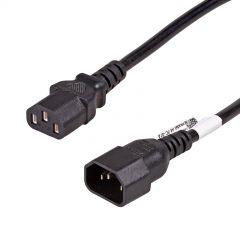 Kabel zasilający Akyga AK-PC-07A przedłużacz IEC C13 / C14 250V/50Hz 3.0m
