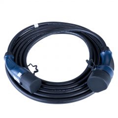 Kabel do ładowania samochodów elektrycznych Akyga AK-EC-09 Type2 / Type2 32A 6m niebieska